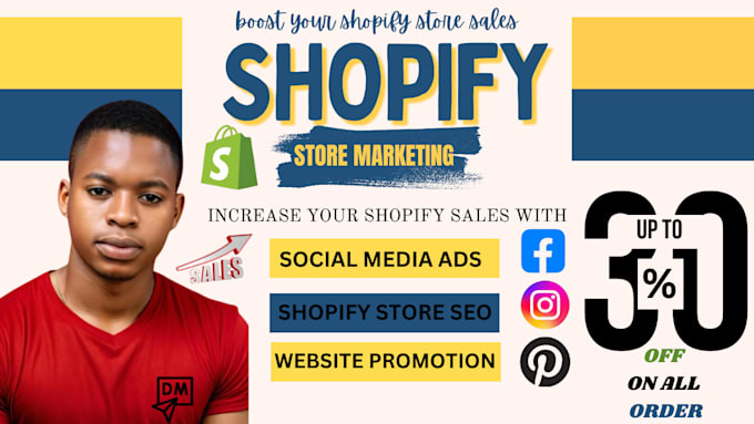 Gig Preview - Do shopify marketing to boost shopify sales shopify promotion shopify ads