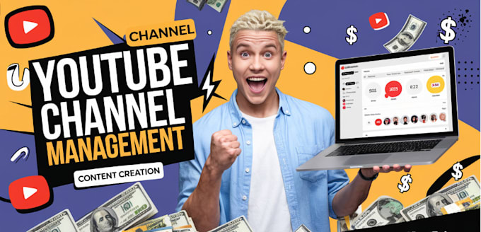 Gig Preview - Be your youtube manager for channel SEO and channel growth