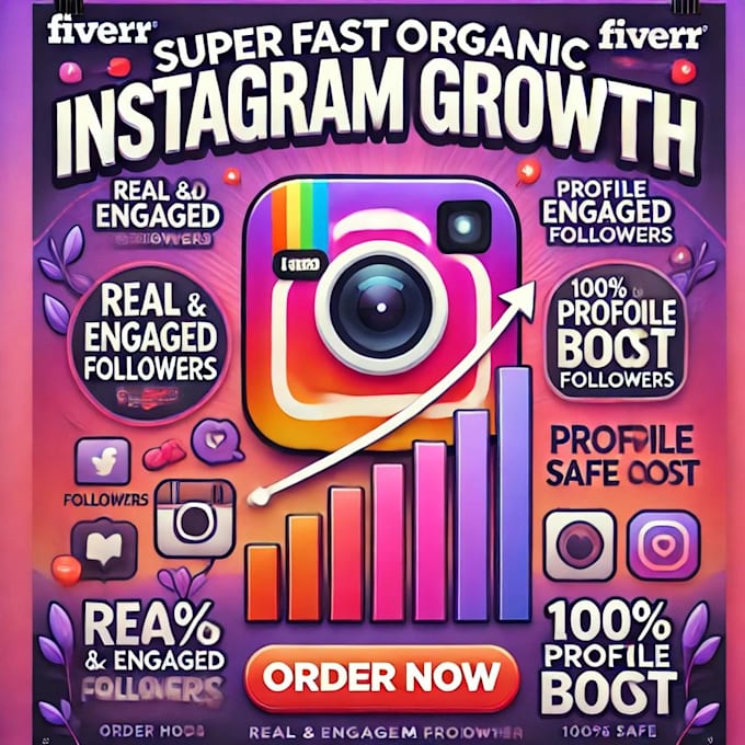 Gig Preview - Do instagram promotion and marketing for super fast organic growth