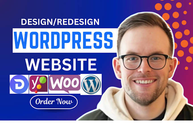 Gig Preview - Create wordpress ecommerce website design website development elementor divi