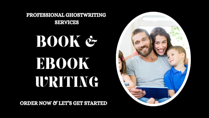 Gig Preview - Ghostwrite your nonfiction ebook, or fiction book as a ghostwriter, ebook writer