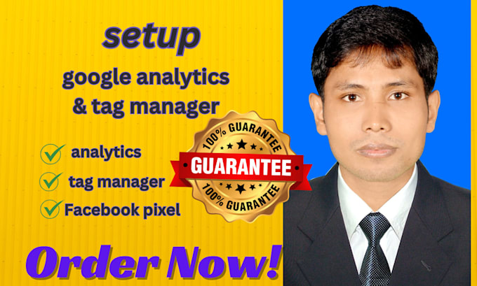 Gig Preview - Setup google analytics,ga4,tag manager