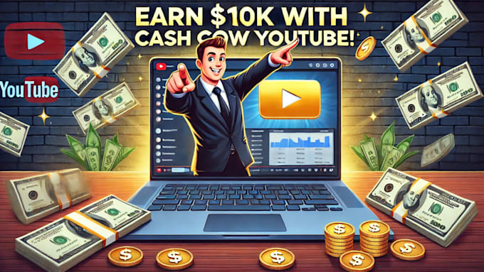 Gig Preview - Do professional cashcow youtube channel, cashcow video