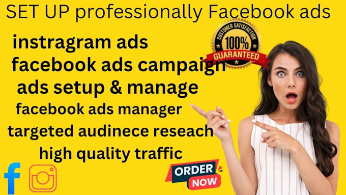 Gig Preview - Set up profitable facebook ads and instagram ads campaigns