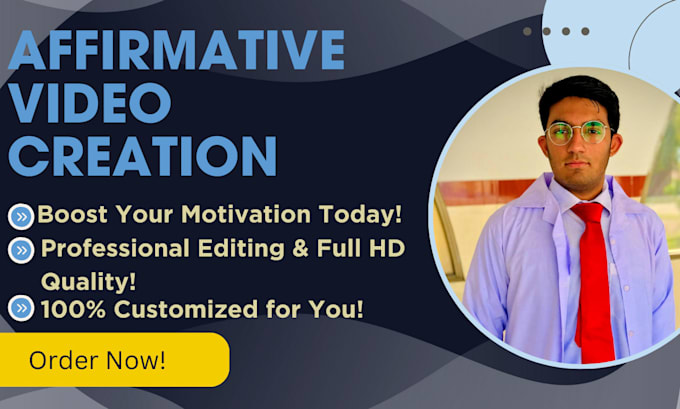 Bestseller - create a custom motivational affirmative video