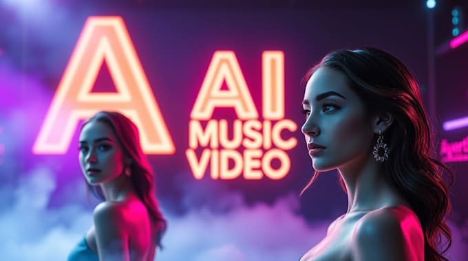 Gig Preview - Create a unique ai generated music video for your song