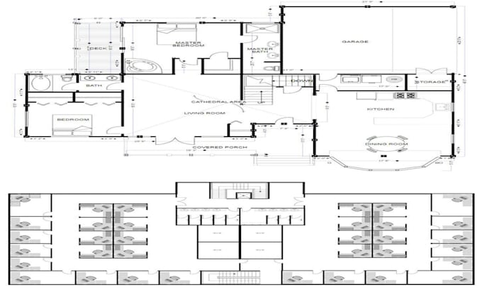 Gig Preview - Draw architectural floor plans, elevation, section, roof, site plans