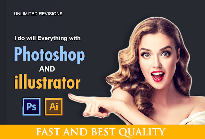 Bestseller - expert graphic artist photoshop, illustrator fast service