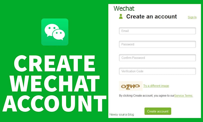 Gig Preview - Do create wechat account by qr scanning