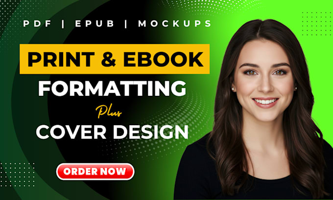 Gig Preview - Professionally format your ebook, paperback and book cover design