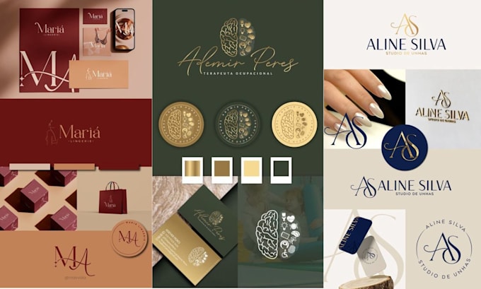 Gig Preview - Design a luxury signature business logo social media kit branding