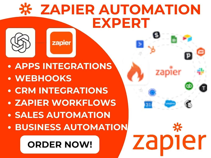 Gig Preview - Setup zapier integration automation API zaps fix twilio SMS bot flow in 24hours