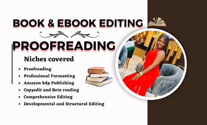 Gig Preview - Do romance ebook proofreading, fiction developmental editor for amazon kdp ebook