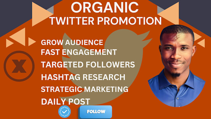 Gig Preview - Superfast twitter growth engagement with organic followers crypto promotion