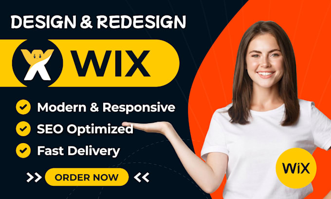 Bestseller - design wix website and redesign a business wix website