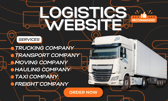 Bestseller - build logistics website trucking transport moving hauling taxi freight website