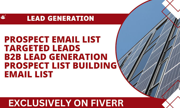 Gig Preview - Do lead generation b2b linkedin and build contact prospect email list