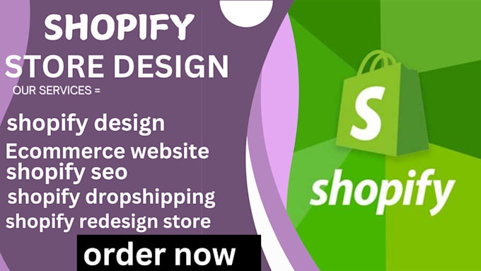 Gig Preview - Create shopify store design, ecommerce store, shopify website