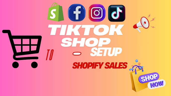 Gig Preview - Set up and optimize your tiktok shop with winning product listings  shop