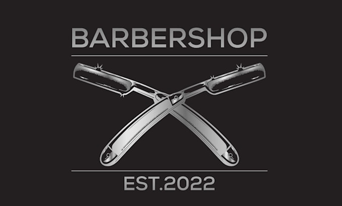 Gig Preview - Design modern luxury logo for barber shop and beauty salon