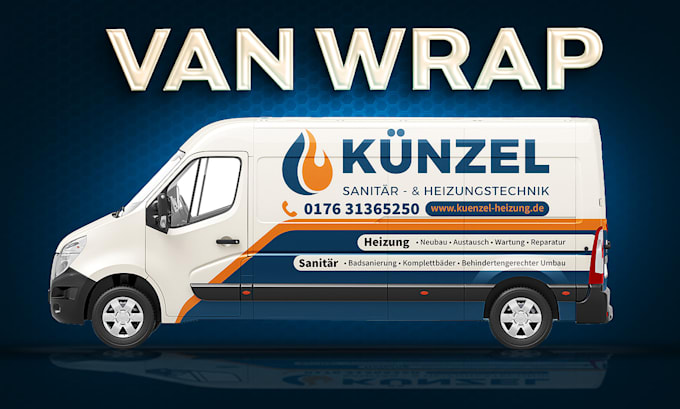 Gig Preview - Do trailer wrap design car wrap design van wrap design truck wrap design