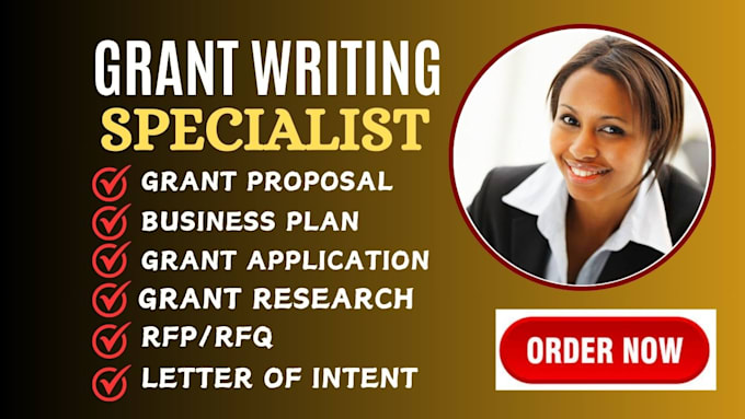 Gig Preview - Do grant research grant proposal writing business plan writing nonprofit 501c3