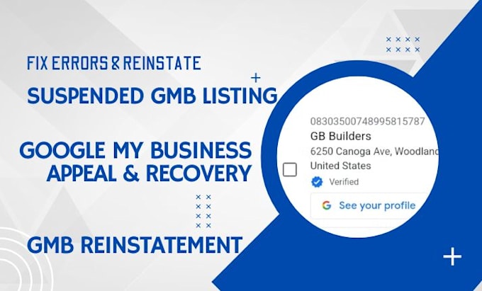 Bestseller - fix all errors on gmb listing google my business recovery and reinstatement