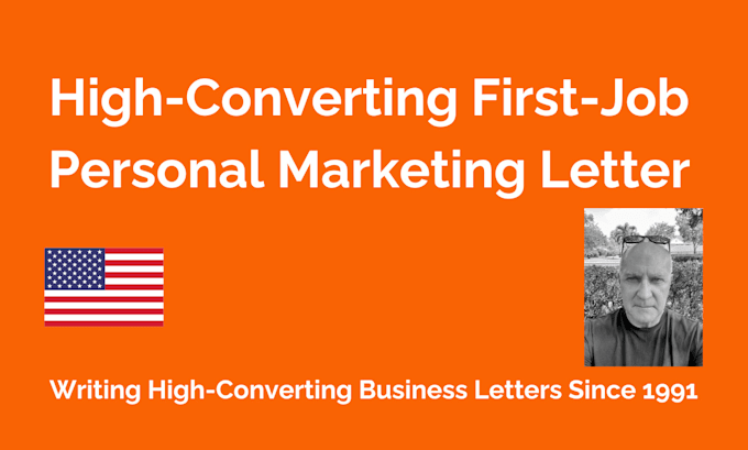 Gig Preview - Write a high converting first job personal marketing letter