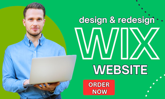 Gig Preview - Design wix website or redesign wix website, wix online store