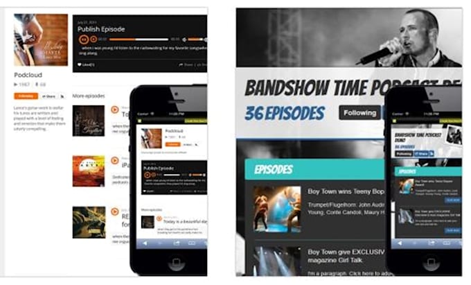 Gig Preview - Develop an amazing podcast website to promote your podcast