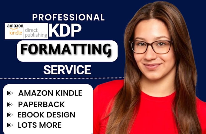 Gig Preview - Do book formatting for amazon kdp, kdp book formatting, book formatting, kindle