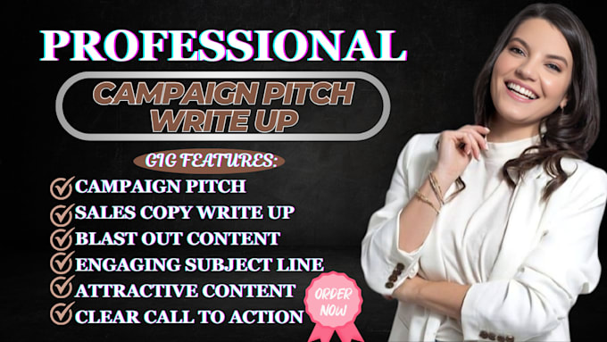 Gig Preview - Write converting pitch sales copy for digital course and crowdfunding campaign