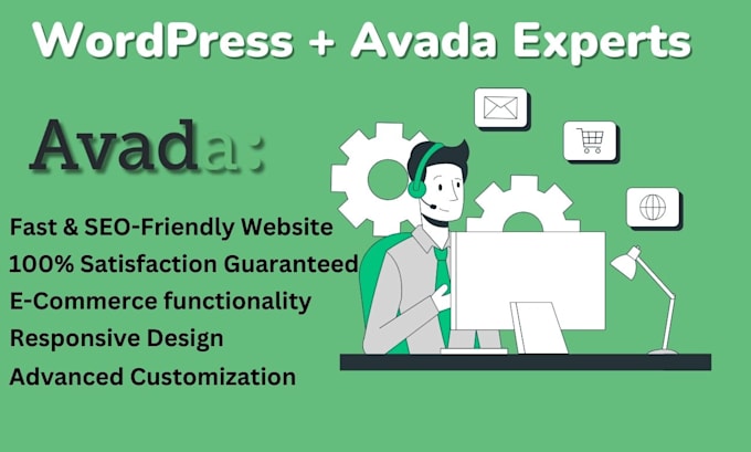 Gig Preview - Do wordpress website development with avada theme fast and SEO friendly