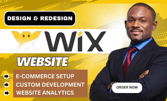 Gig Preview - Build wix website design wix website development wix redesign wix ecommerce