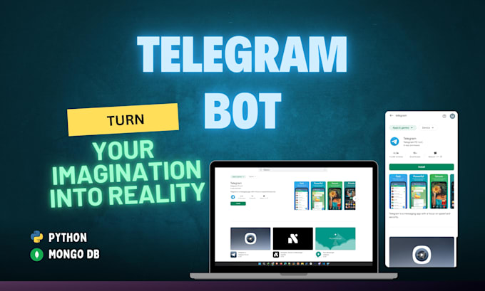 Gig Preview - Develop a custom telegram bot with python