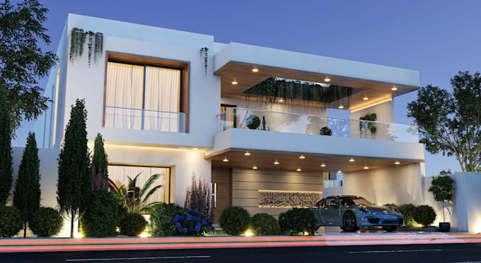 Gig Preview - Redesign luxurious apartment elevation plan,garden,house enviroment,room layout