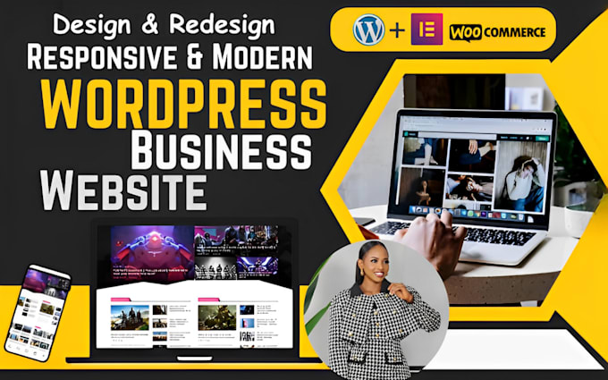 Gig Preview - Design, redesign, build, revamp wordpress website, wordpress website development