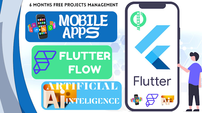 Gig Preview - Develop no code mobile apps with flutterflow, flutter app, flutter flow app