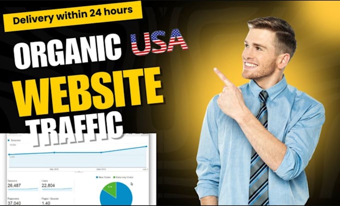 Gig Preview - Do organic website traffic to increase sales UK,USA