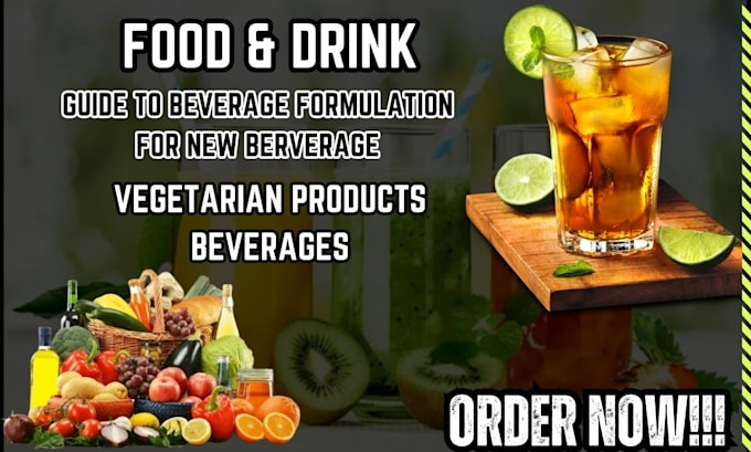 Gig Preview - Formulate energy drink beverage smoothie food recipes and drinks formulation