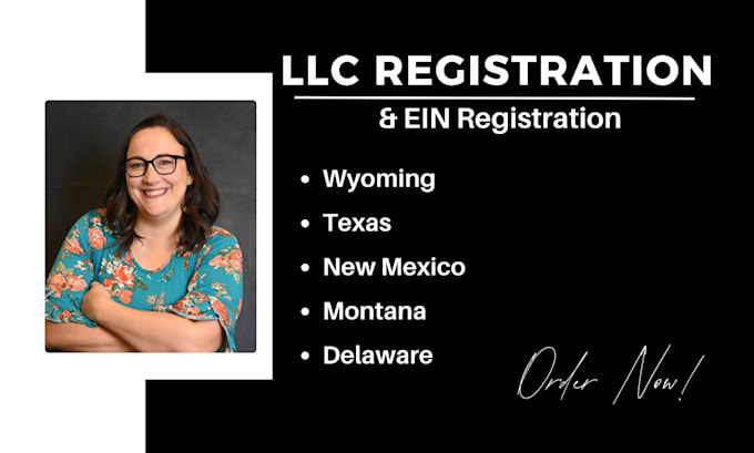 Gig Preview - Register US llc, ein, seller permit, boi report in wyoming, delaware, new mexico