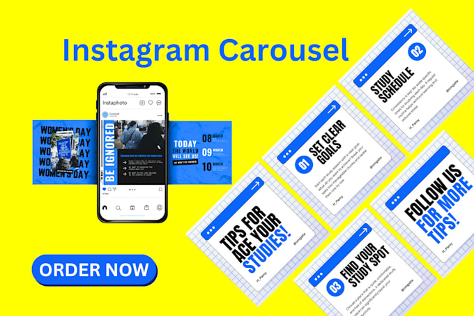 Gig Preview - Create instagram carousel, instagram carousel design, instagram highlight