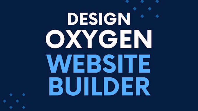 Gig Preview - Design wordpress website oxygen builder redesign oxygen builder landing page