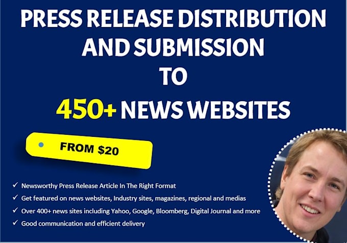 Gig Preview - Do press release distribution to over 400 news outlets