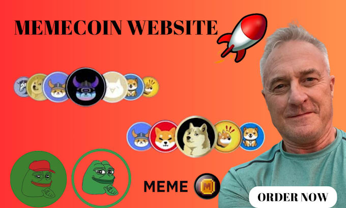 Gig Preview - Create crypto website, memecoin website, meme website, meme coin website