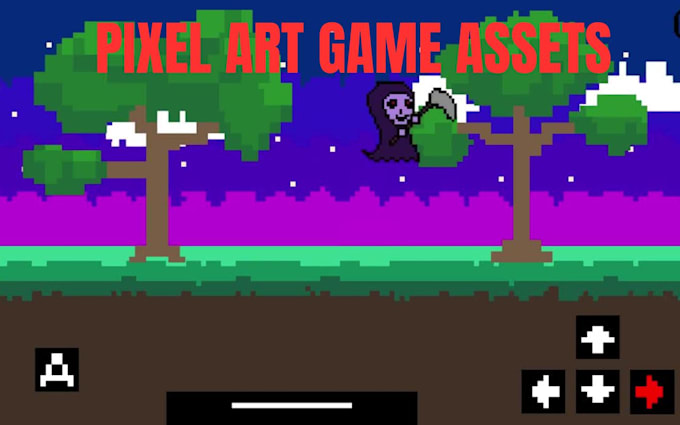 Gig Preview - Create 2d retro pixel art game asset unity godot game prototype ai game bot