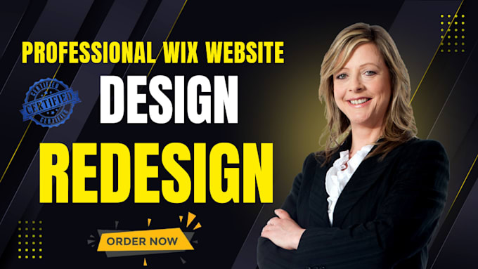 Gig Preview - Do wix website design and redesign existing wix website