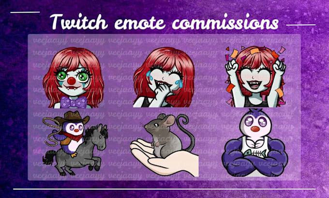 Gig Preview - Draw custom twitch emotes