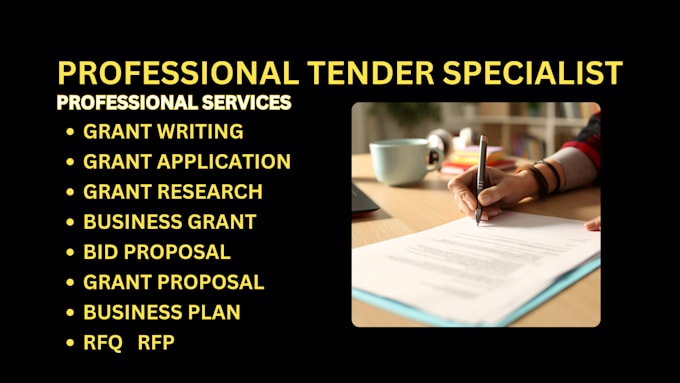 Bestseller - winning UK canada tender respond to rfp find rfp write bid proposal