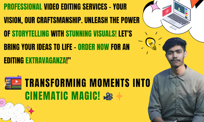 Gig Preview - Professional video editing services